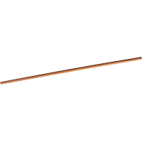 Spokar Wooden Broom Handle, Without Thread, 140 cm
