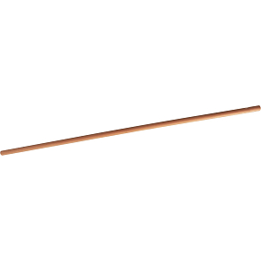 Spokar Wooden Broom Handle, Without Thread, 140 cm
