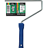 BARVY A LAKY HOSTIVAŘ roller holder, width 25 cm, for hole 8 mm