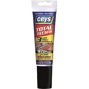 Ceys Total Tech waterproof adhesive and sealant, white, 125 g