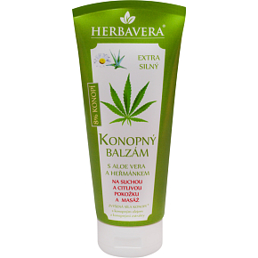 Herbavera Hemp Balm with Aloe Vera, 200 ml