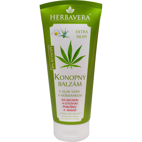 Herbavera Hemp Balm with Aloe Vera, 200 ml