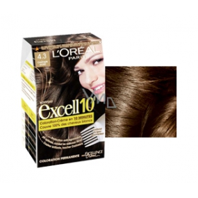 Loreal Excell 10 Hair Color 4.3 Brown Gold