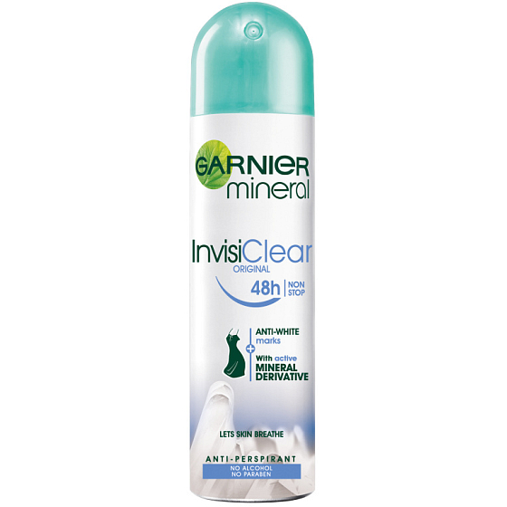 Garnier Mineral InvisiClear deodorant spray for women 150 ml