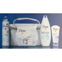 Dove Original silver cosmetic bag