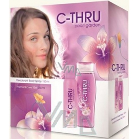 C-Thru Pearl Garden shower gel 250 ml + deodorant spray 150 ml, cosmetic set