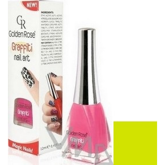 Golden Rose Graffiti Nail Art crackling nail polish shade 17 12 ml