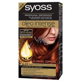 Syoss Oleo Intense Color ammonia-free hair color 5-77 Vibrant red chestnut
