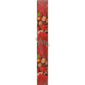 Nekupto Gift wrapping paper 70 x 500 cm Christmas Red pine cones