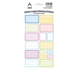 Arch Home stickers decorative pastel 12 labels