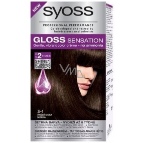 Syoss Gloss Sensation Gentle hair color without ammonia 3-1 Brown mocha 115 ml