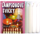 Romantic light Christmas candles box burning 90 minutes minutes white 12 pieces