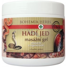 Bohemia Gifts Snake venom massage gel with synthetic snake venom 600 ml