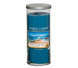 Yankee Candle Turquoise Sky - Tyrkysové nebe décor vonná svíčka velký válec sklo 75 mm 566 g