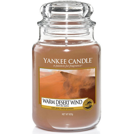 Yankee Candle Warm Desert Wind - Warm desert wind scented candle Classic large glass 623 g