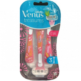 Gillette Venus Treasures Design Edition Pink pink ready razors 3 pieces for women