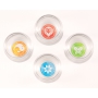 Masaru Emoto Mythos Glass I Like To Learn (Butterfly / Leaves) - Green 0.25L