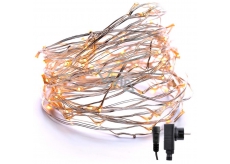 Christmas lights 10m-100 LED warm white + 5m lead cable