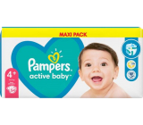 Pampers - Pañales, Pampers Active Baby, talla 4 (9-14 kg), 58 uds