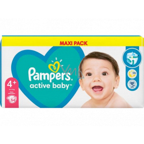 Pampers Active Baby 4+ Maxi Plus 10-15 kg Diaper Panties 54 pcs