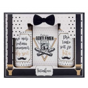 Bohemia Gifts & Cosmetics Dad - Gentleman shower gel 100 ml + shampoo 100 ml + bath salt 110 g, cosmetic set
