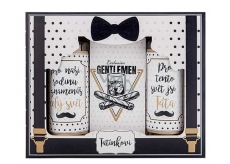 Bohemia Gifts & Cosmetics Dad - Gentleman shower gel 100 ml + shampoo 100 ml + bath salt 110 g, cosmetic set