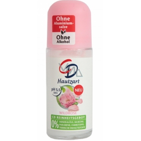CD Wild Rose - Fresh rose ball antiperspirant deodorant roll-on for women 50 ml