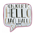 Bomb Cosmetics Hello, Ciao, Bonjour Soap Dish Ceramic Soap Dish 12.5 x 12.5 cm
