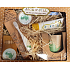 Jack N Jill BIO Dino extra soft toothbrush for children + a cup of bamboo and rice husk 300 ml + Banana natural toothpaste for children 50 g + jojo + crayons, gift set