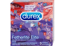 Durex Fetherlite Elite condom nominal width: 56 mm 3 pieces