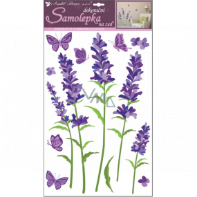 Lavender wall stickers 50 x 32 cm