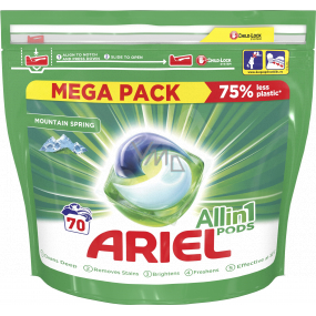 Ariel All in 1 Pods Mountain Spring gel capsules for washing clothes 70 pieces x 35 ml