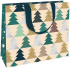 Nekupto Gift paper bag luxury 30 x 23 cm Christmas Trees WLFL 1998