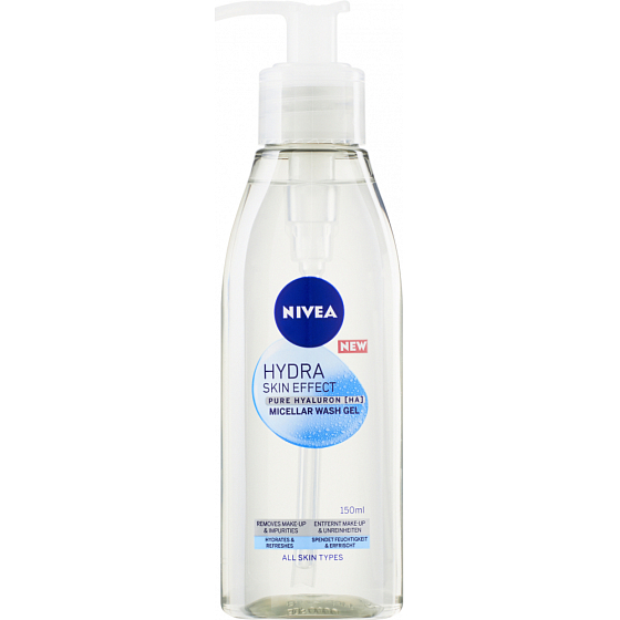 Nivea Hydra Skin Effect cleansing micellar gel with hyaluronic acid 150 ml