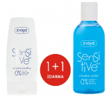 Ziaja Sensitive Skin enzymatic peeling for sensitive skin 60 ml + micellar water for sensitive skin 200 ml, duopack