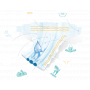 Linteo Baby Premium 4 Maxi 8 - 15 kg disposable diapers 50 pieces