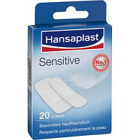 Hansaplast Sensitive plaster, 20 pcs