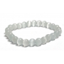 Ulexit / Cat's eye bracelet elastic natural stone, ball 8 mm / 16 - 17 cm
