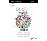 Ditipo Doodle Drawings - Decorate pre-printed letters and numbers to practice 36 pages 7265001