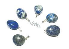 Lapis Lazuli Troml pendant natural stone, 2,2-3 cm, 1 piece, harmony stone