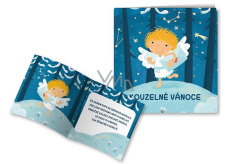 Nekupto Christmas card Angel 100 x 100 mm