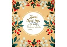 Albi Vánoční koření na zimní punč v krabičce Zimní Check List 50 g