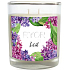 Ryor Lilac soy scented candle large with 2 wicks burns up to 40 hours 210 g