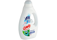 Savo Spring freshness washing gel with biodegradable ingredients for white and coloured laundry 20 doses 1 l