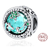 Charm Sterling Silver 925 Clear Ocean, Sea Bracelet Bead