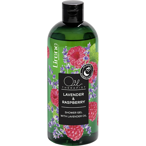Lirene Oil Therapist Lavender & Raspberry shower gel with lavender oil 400 ml