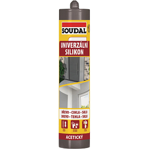 Soudal universal silicone, black, 280 ml
