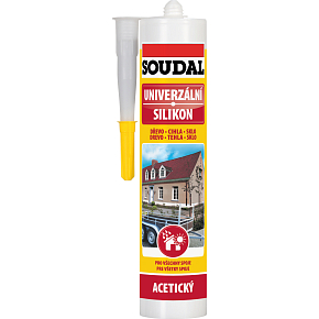 Soudal Universal Silicone, Black, 280 ml