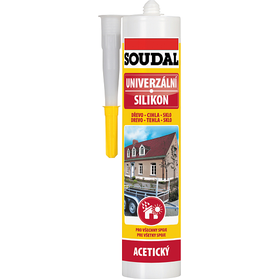 Soudal Universal Silicone, Black, 280 ml