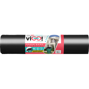 viGO rubble bags, 140 µ, 60 × 110 cm, 120 l, 5 pcs